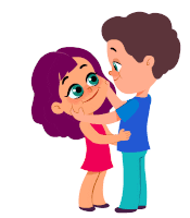 Gif câlin amoureux
